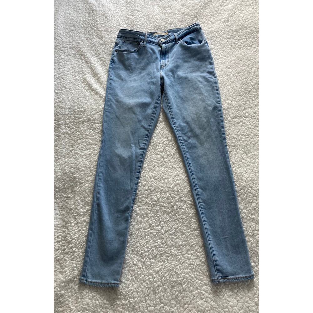 Levi's 721 High Rise Skinny Jeans women's W31 L30, blue light denim, no flawsb - Picture 7 of 9
